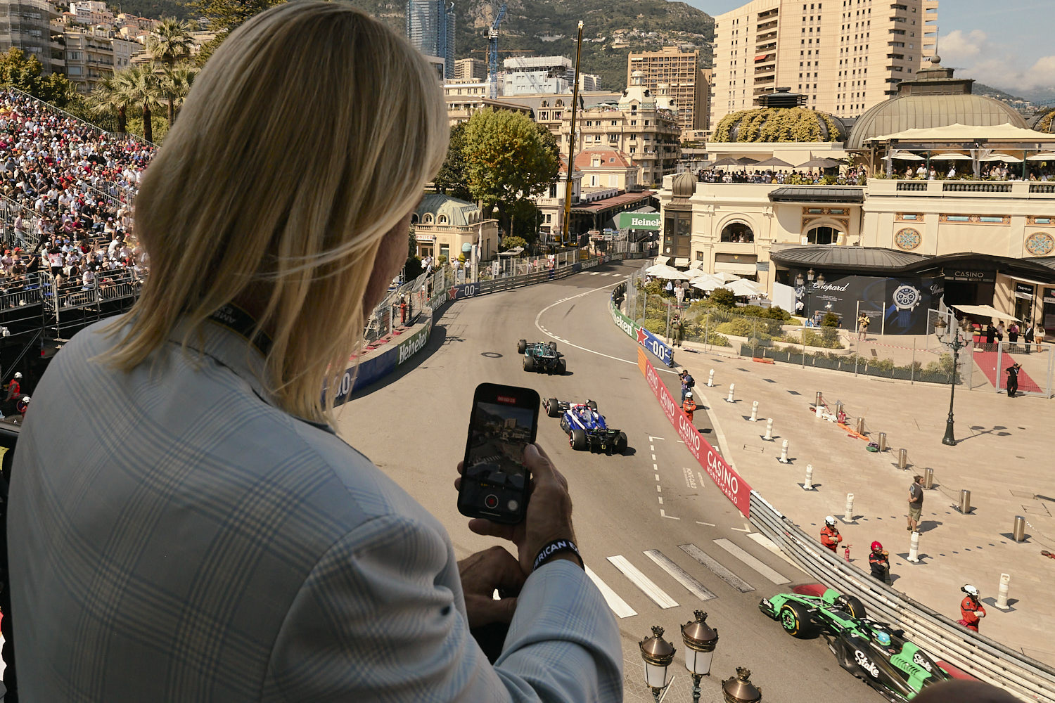 Exclusive trackside experience from La Garnier Suite at Hotel de Paris